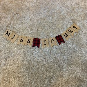 Miss to Mrs Banner